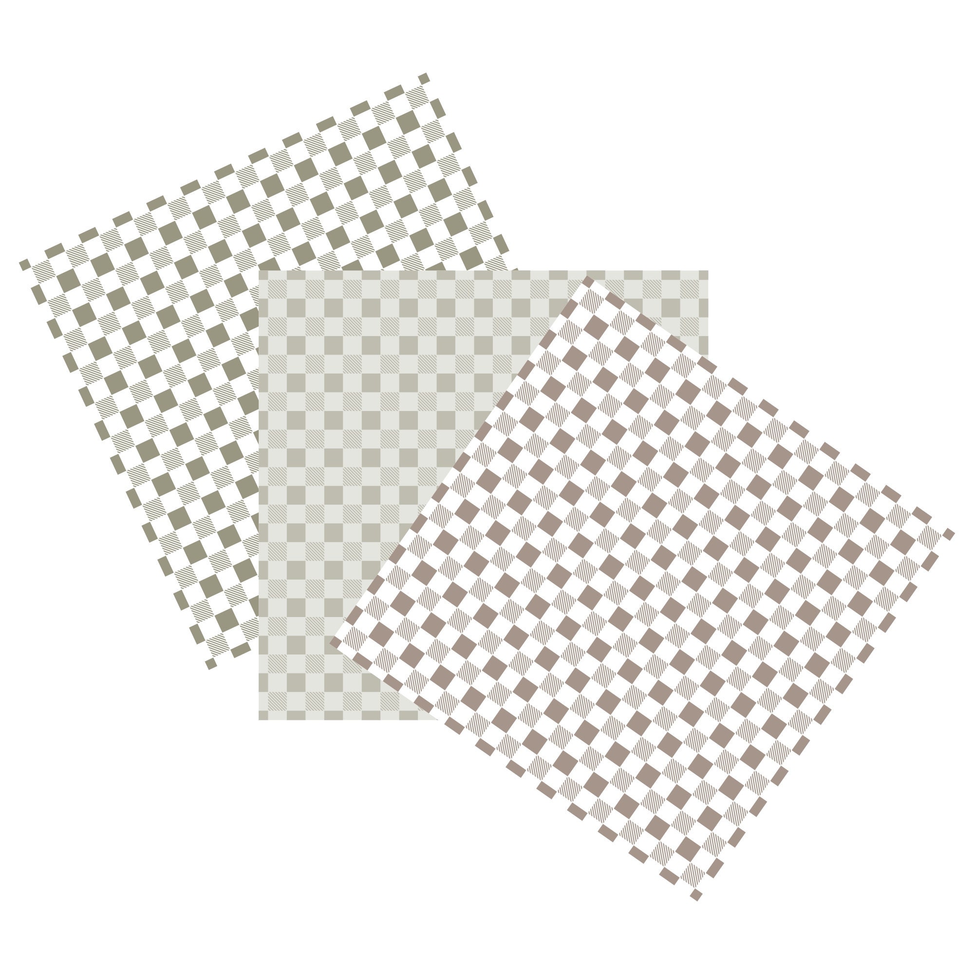 Plaid Digital Paper Pack - Plaid Seamless Pattern Papers - Neutral ...