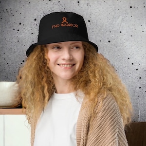 Functional Neurological Disorder Organic Bucket Hat | FND Warrior Hat | FND Awareness