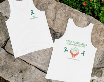 Functional Neurological Disorder Unisex Tank Top, FND Awareness, FND Warrior Shirt, Awareness Gifts, FND Australia Support Services Inc