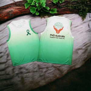 FND Australia Support Services Inc Corporate Recycled Unisex Basketball Jersey, Functional Neurological Disorder Awareness, FND Warrior
