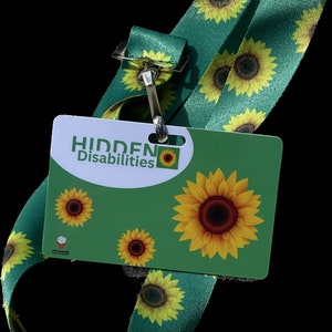  Vanommona Lanyard for Keys, Key Lanyard for Women and Men,  Sunflower Neck Keychain Lanyard for Key ,ID Badge Holder,Wallet (black  sunflower) : Office Products