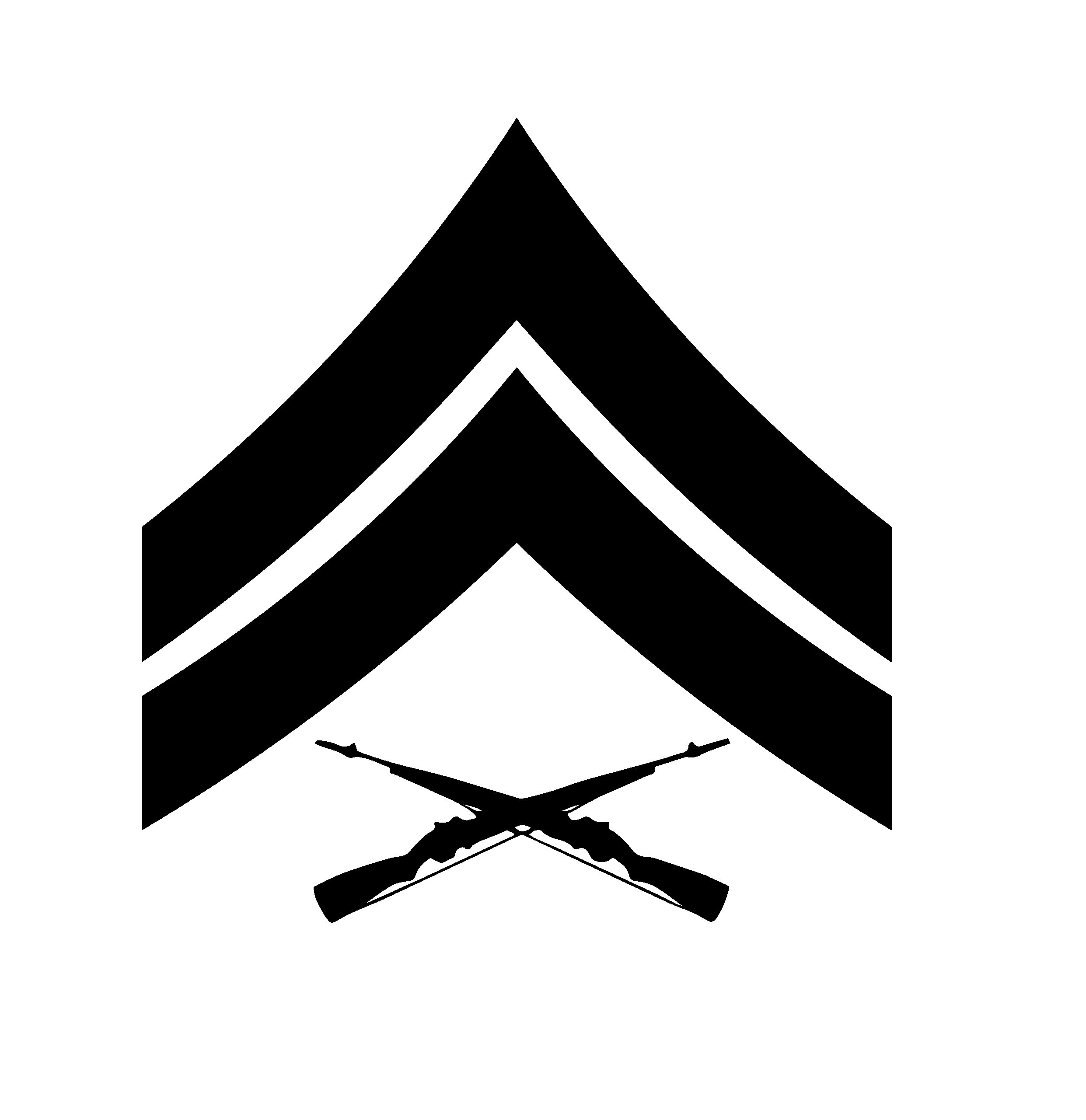 USMC Rank Insignia E4 Cpl Corporal Vinyl Decal/sticker for Your Car USMC Rank Insignia E4 Cpl Corporal Vinyl Decal/sticker for Your Car