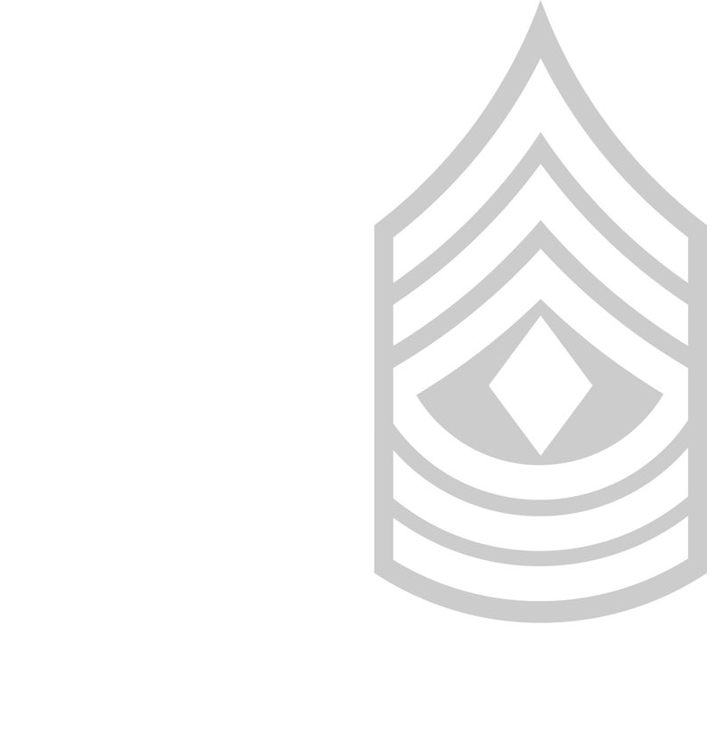 US Army Rank Insignia E6 E7 E8 E9 Logo Vinyl Sticker / Etsy Israel