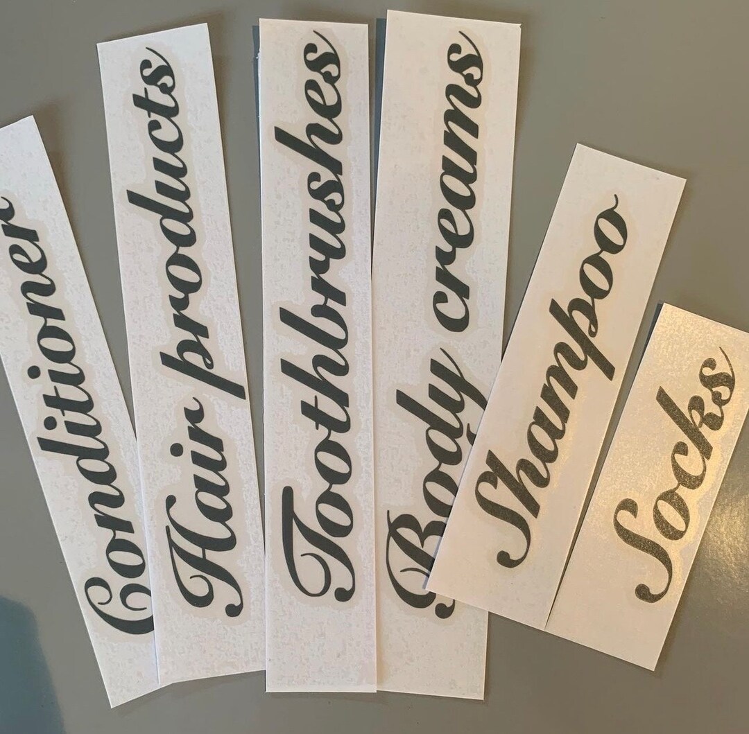 Personalised Vinyl Label Stickers for Gift Boxes, Notebooks, Glass