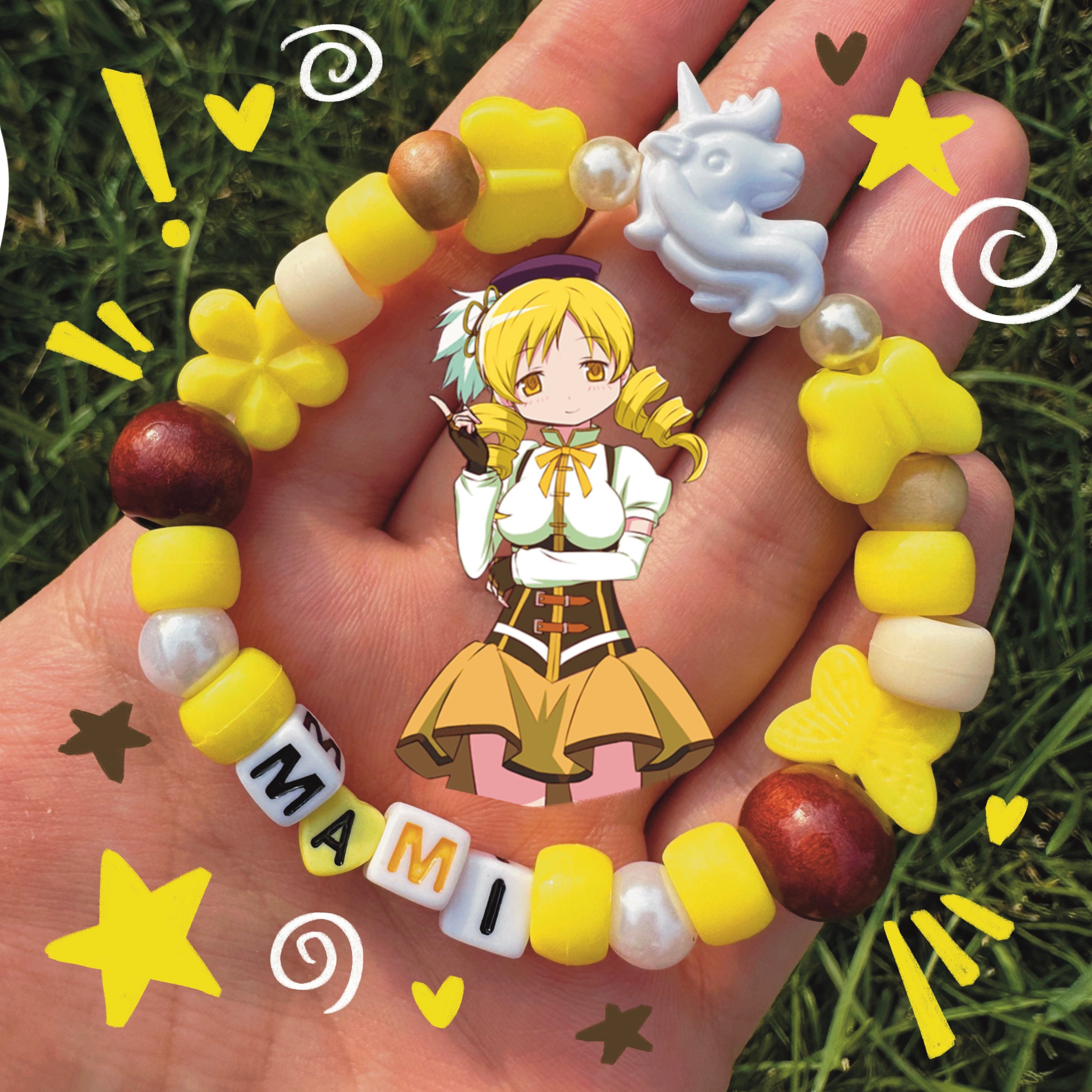 Puella Magi Madoka Magica Kandi Pony Bracelet Singles