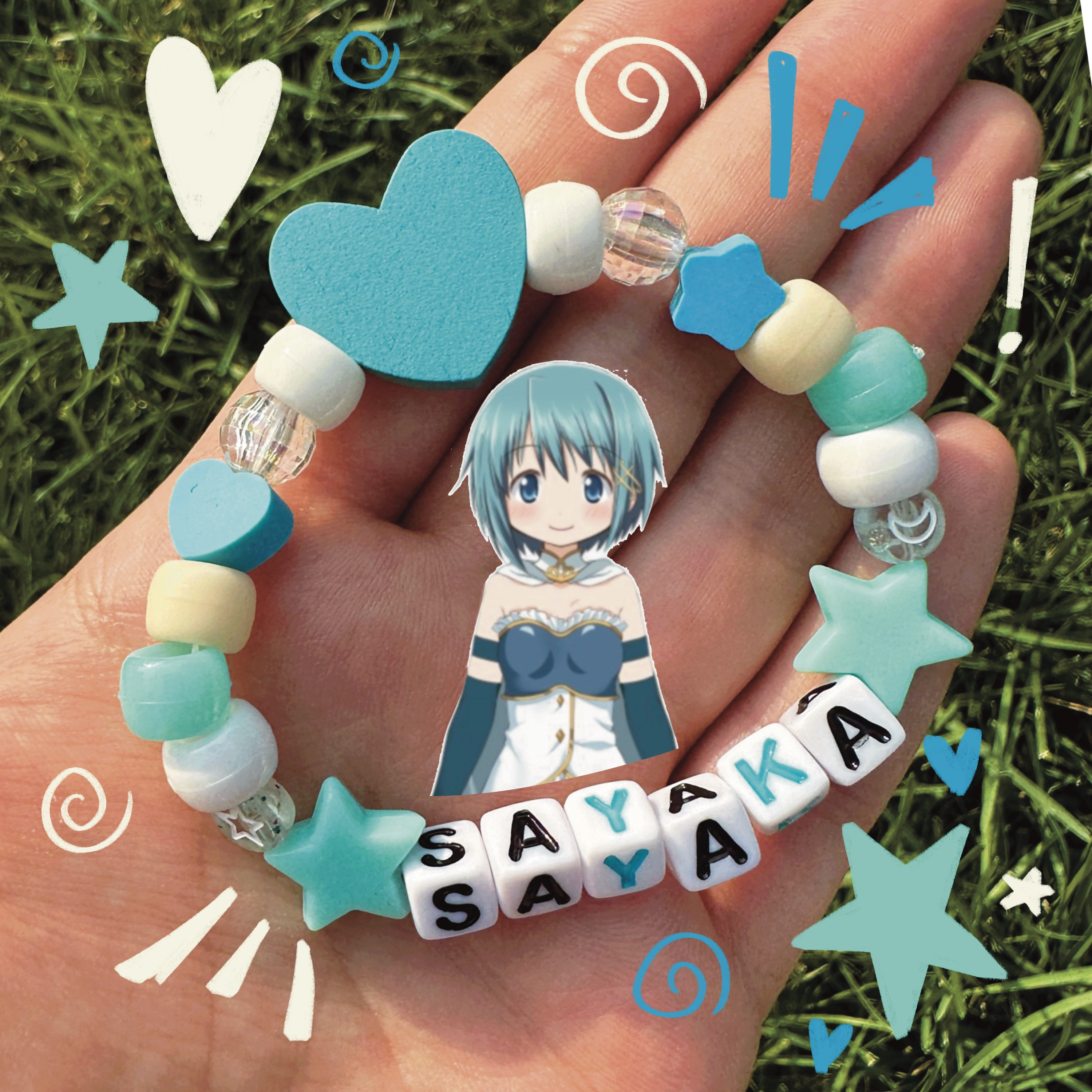 Puella Magi Madoka Magica Kandi Pony Bracelet Singles