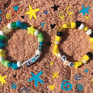 Adventure Time Kandi Pony Bracelets - Finn, Jake, LSP, Marceline, Bubblegum, BMO, and Custom Characters