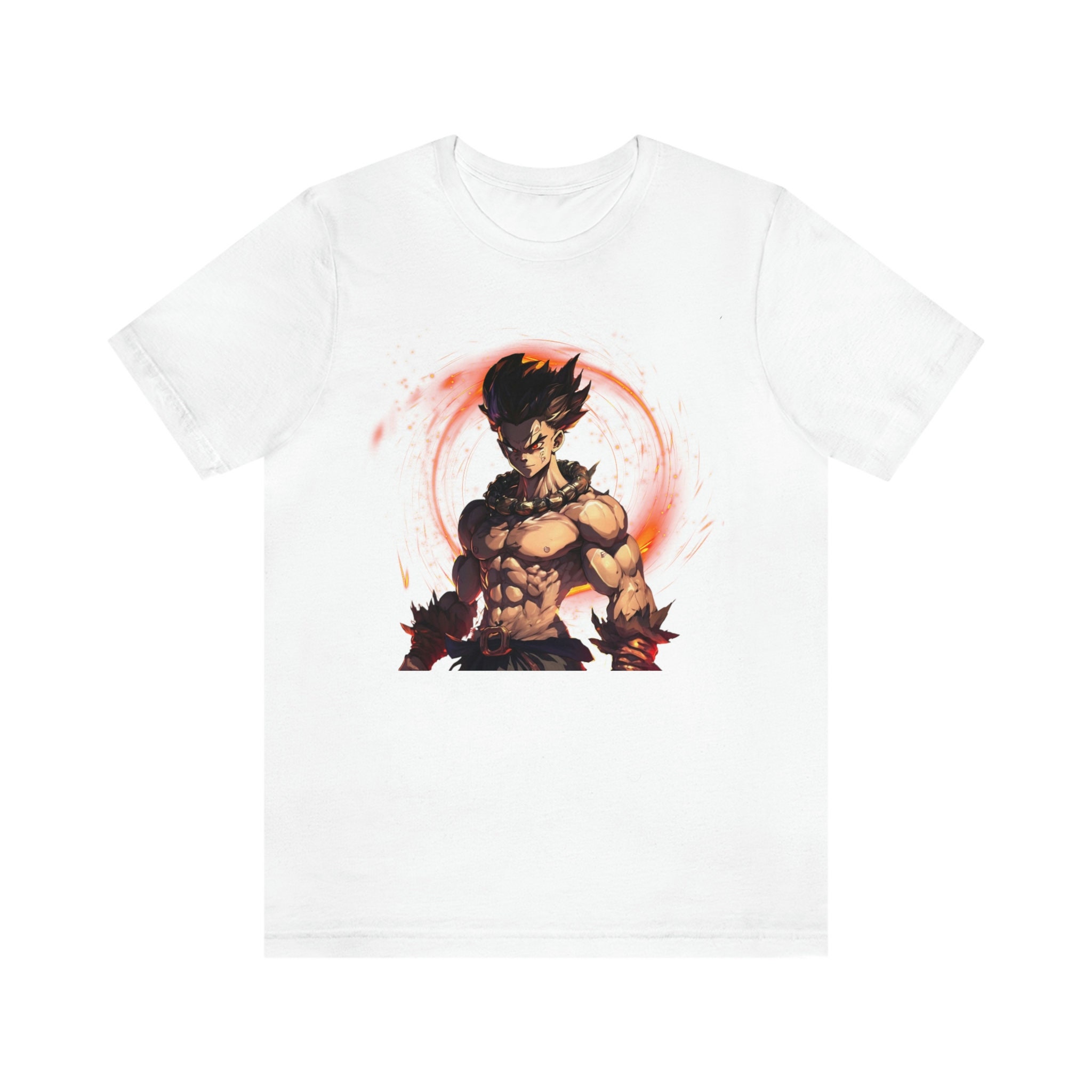 Vintage Anime Gym Shirt Oversized Anime Tshirt 90s Anime Shirt Japanese Streetwear Manga Shirt