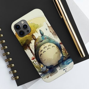 Dibujos animados de Japón Ghibli/funda de teléfono de Anime/fundas transparentes de iPhone para iPhone 13 12 11 14 Pro Max Xs X Mini Xr 7 8 Plus/Gif de arte japonés