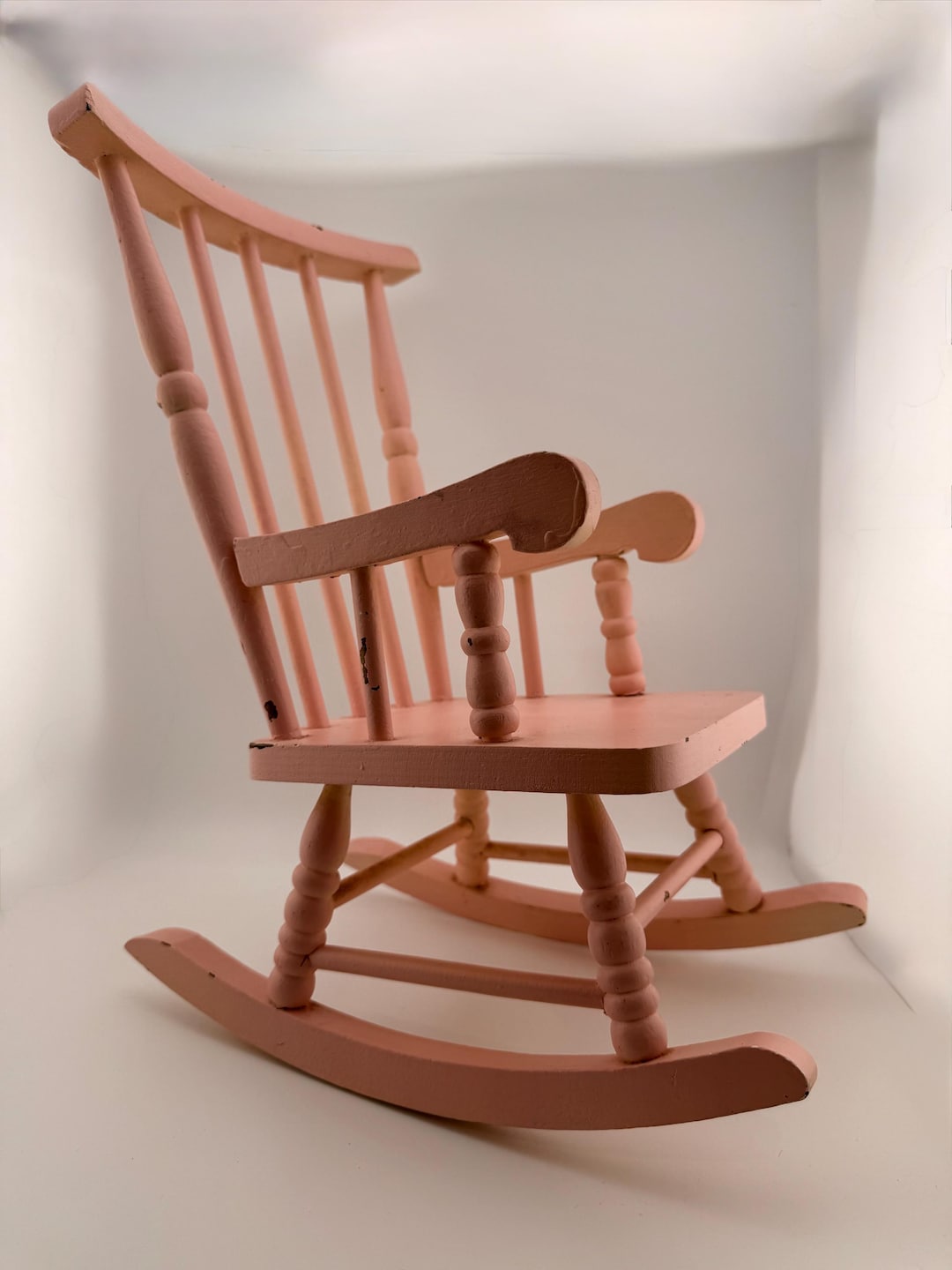 Pink Goat Rocking Chair Painted Pink Rocking Chair - 16