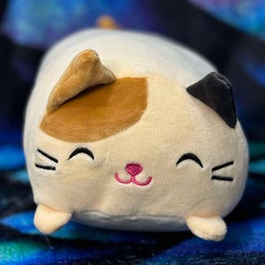 Chonky Cat Plush Pillow – Cute Kawaii Stuffed Animal – Soft Hugging Cat Plushie – Gift for Cat Lovers – Cozy Plush Cushion 28CM