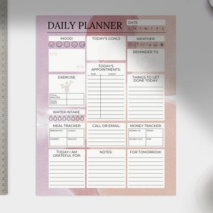 Pastel Daily Planner - ADHD and Neurodivergent Friendly!