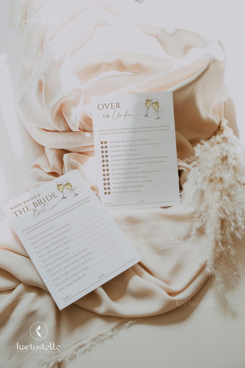Pearls and prosecco bridal shower games bundle template pearls prosecco bridal shower games pack bow ribbon bridal games wine glass 0292 bild 5