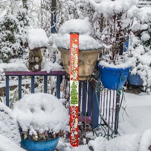 Garden Post -  Winter Holiday Spirit