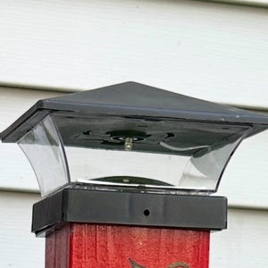 Solar Post Cap Light - Outdoor Solar Light for Your Posts - LED Lighting  - Weather Resistant and Easy Install