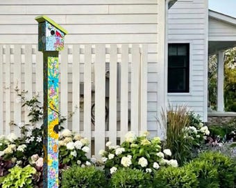 Cardinals Appear Post + Birdhouse Set