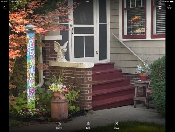 Garden Post - Be Kind  | Positive Kindness Quote Décor | Inspirational Garden Stake | Outdoor Garden Art for Kindness