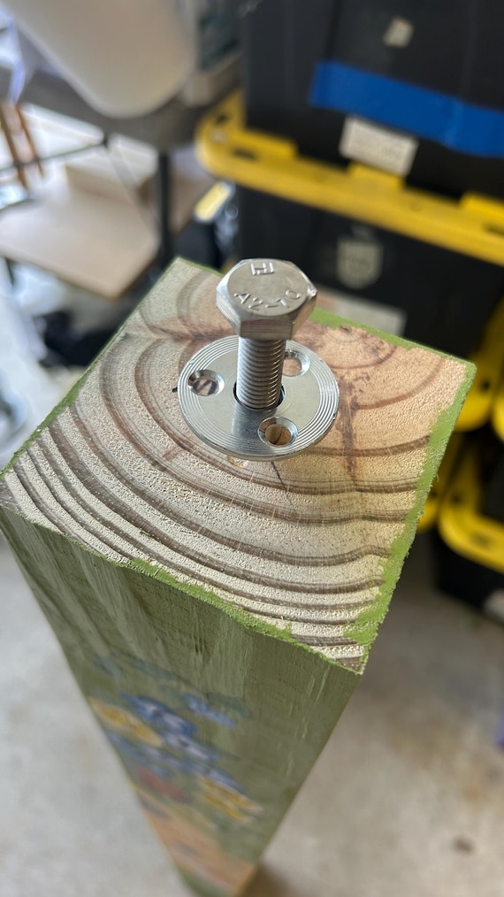 Birdhouse Garden Post Hardware: Easy Attachment Accessory