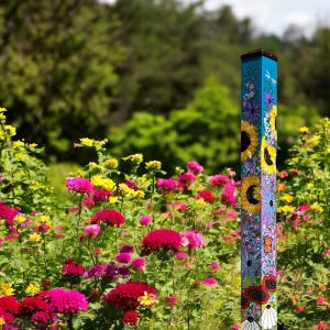 Garden Post - All Flowers NO WORDS Choose Size