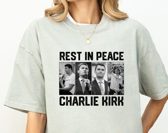 Camiseta Comfort Colors® Descansa en paz Charlie Kirk, camiseta Un verdadero patriota Charlie Kirk, camiseta Justicia para Charlie Kirk, camiseta Activista, camiseta MAGA
