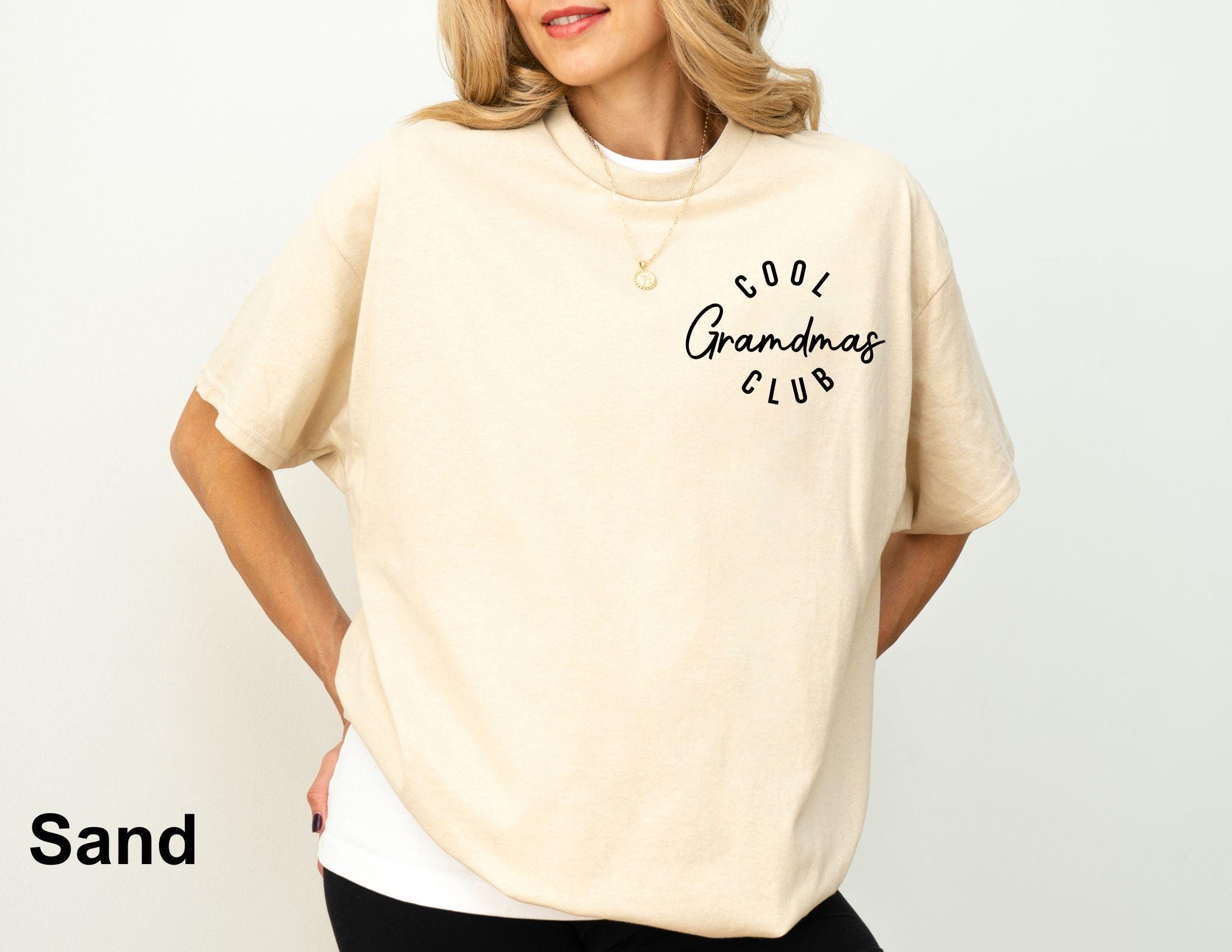 Cool Grandmas Club Shirt, Mother's Day Shirt, Best Grandma Pocket Shirt, Cool Grandma Shirt, Nana Shirt, Gift from Grandkids Shirt, Mom Tee