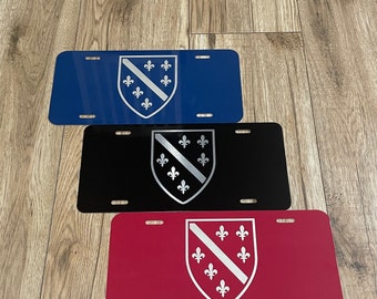 The Army of the Republic of Bosnia and Herzegovina Decorative Front License Plate