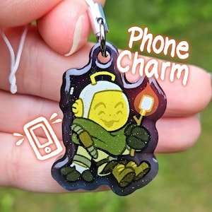 Outer Wilds Phone Charm Glitter 1.5&quot;