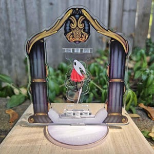 Hollow Knight Rotating Standee, Silksong Hornet Acrylic Standee - Etsy