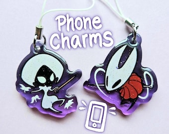 Silksong Phone Charm Glitter 1.5"