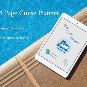 Vacation Cruise Planner, Cruise Packing List, Customizable Cruise Planner