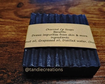 Activated Charcoal Soap, (pre-order) natural soap, cold process soap, Turmeric soap, Lavender soap, cpsoaps, soap, skincare, soap bar