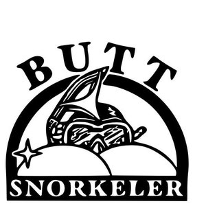 Butt Snorkeler SVG