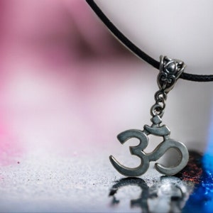 Om symbol charm necklace