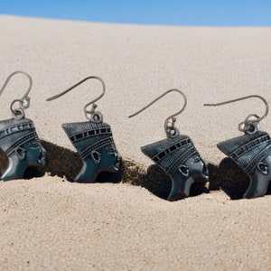 Egyptian Queen Nefertiti earrings