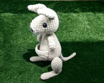 Amigurumi mini Kangaroo plushy