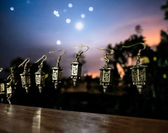 Bronze Fairy Lantern earrings