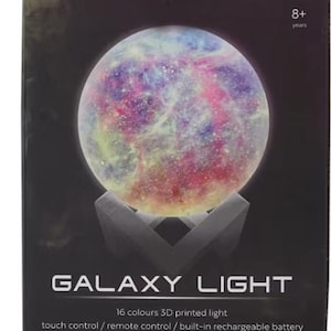 Galaxy Night Light - Galaxy Sphere 16 different colors