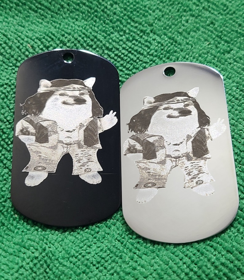 Personalized NAFO FELLA Dog Tag zdjęcie 3