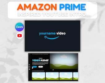 YouTube Intro, Custom YouTube Intro, Canva Editable Template, Unique, Youtube Banner, Outros, Animated Editable Templates, Youtube Branding.