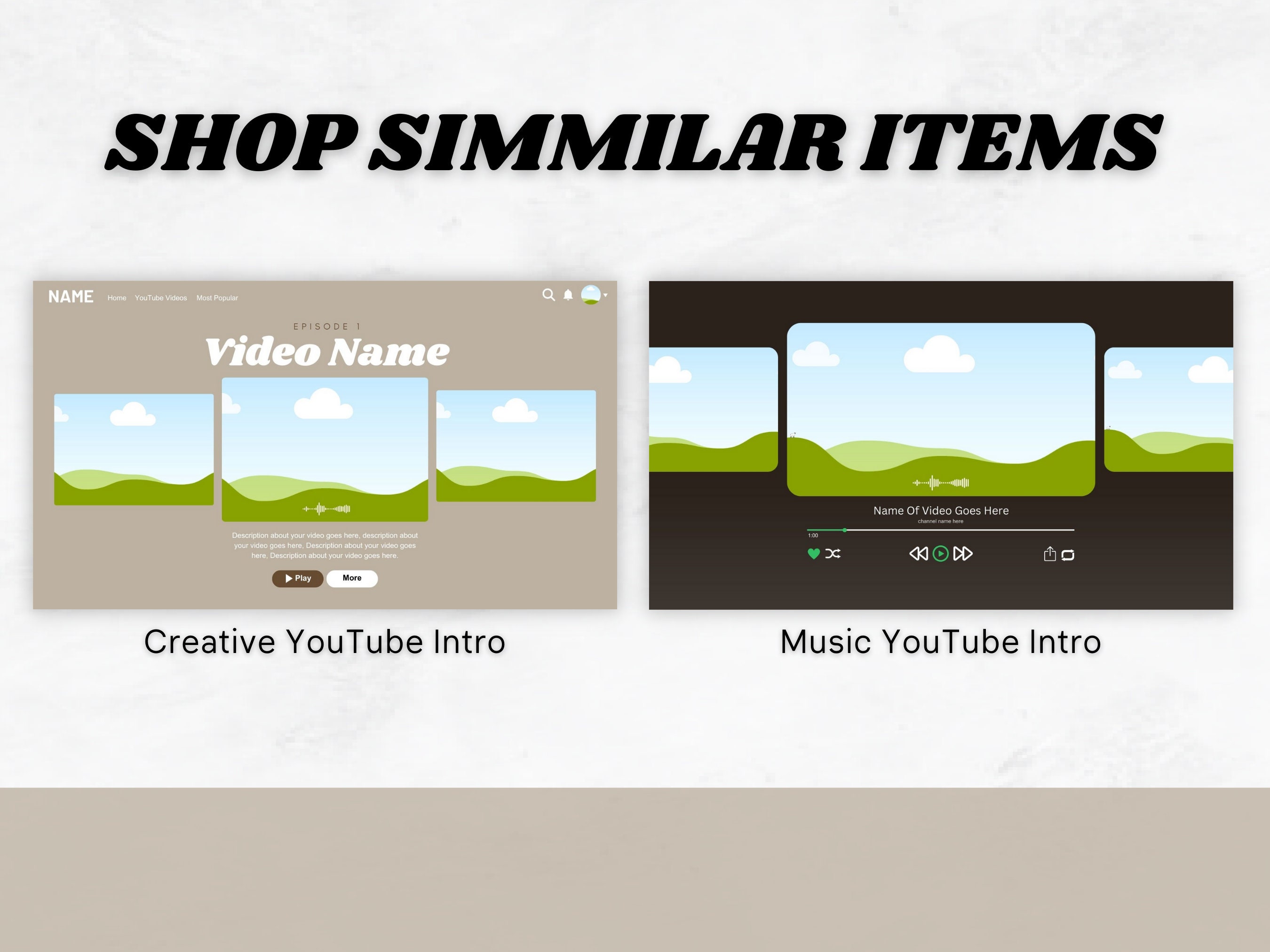 Streaming App Intro Custom Intro Canva Editable