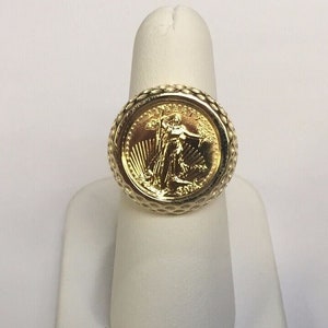 Coin ring studio etsy hotsell