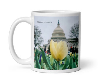 Traveling, Flowers, Coffee Mug, Tulip Gift