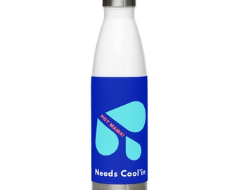 Hot Mama, Needs Cooling - This high-quality water bottle is a perfect gift for sassy, thirsty ladies with a sense of humor!