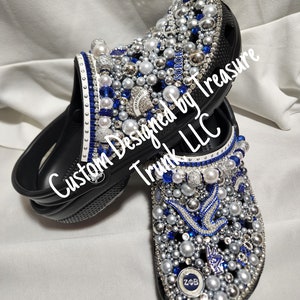 Custom Luxury Crocs - Sorority Edition Zeta Phi Beta Inspired