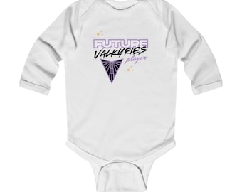 Body de manga larga para bebé con estampado de futura jugadora de las Golden State Valkyries (WNA)