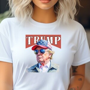 Trump Png, Cowboy Trump Png , Trump 2024, Republican  PNG, Trump T-shirt, Funny Political Humor Png, USA PNG, Maga Png