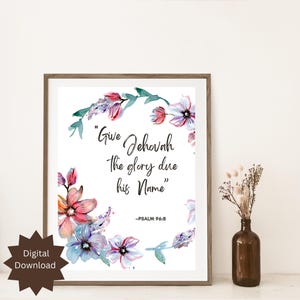 JW 2025 Year Text Printable Wall Art, JW 2025 Year Text Wall Art, JW 2025 Year Text Download, Floral jw wall art, printable year text 2025
