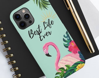 JW iphone case, Teal Flamingo Tropical Design, JW phone case, Best Life Ever JW phone case, iphone cases for jws, phone cases for jw sisters