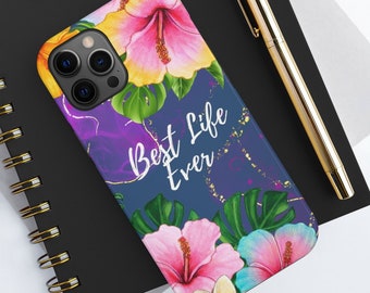 JW iphone case, Purple Tropical Design, JW phone case, Best Life Ever JW iphone case, iphone cases for jws, iphone cases for jw sisters