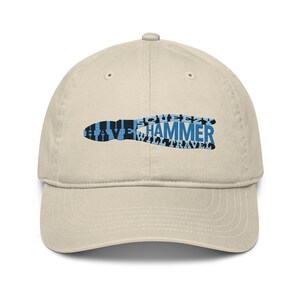 Electricians Baseball Hat with Embroidery  - Funny Squeezy Hammer 6 Panel Embroidered Baseball Hat - Electricians Hat - Lineman Gift